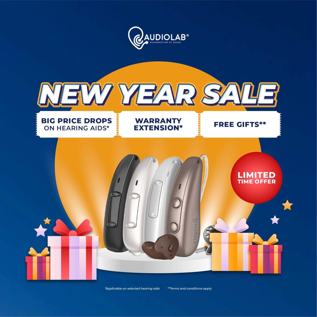 Celebrate the New Year with Audiolab Hearing Care! Exclusive 2025 promotions for better hearing. Book your consultation today!